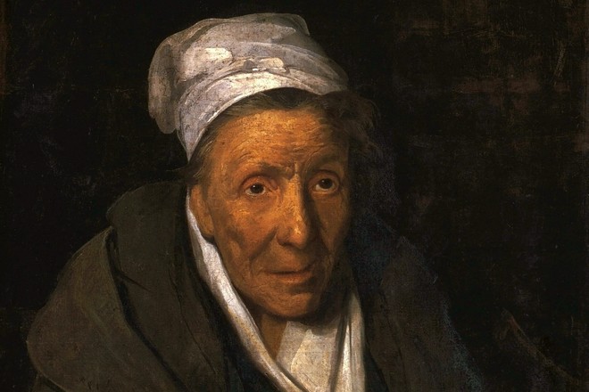Картина Теодора Жерико «Сумасшедшая старуха»