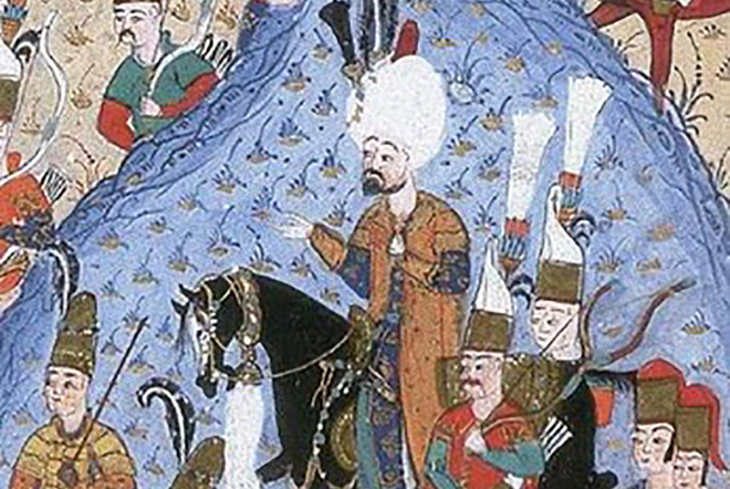 Султан Сулейман во время третьей осады Родоса