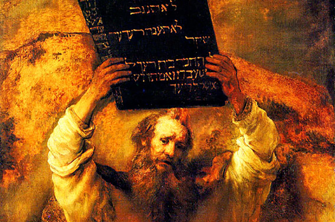 Моисей, разбивающий скрижали Завета