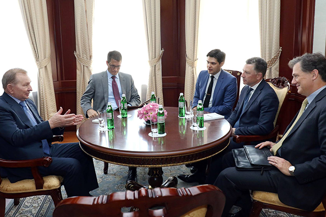 Встреча Леонида Кучмы с Куртом Волкером