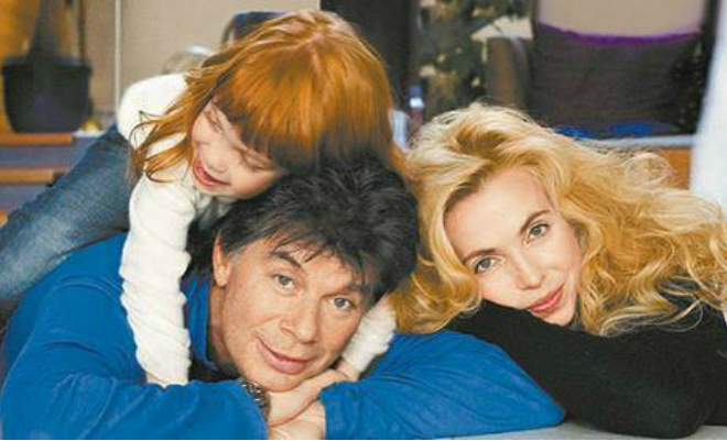 Марина Муравьева с мужем и дочерью