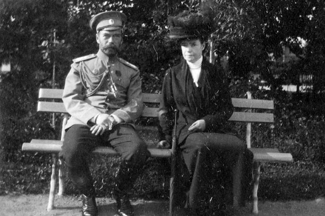 Император Николай II и императрица Мария Федоровна