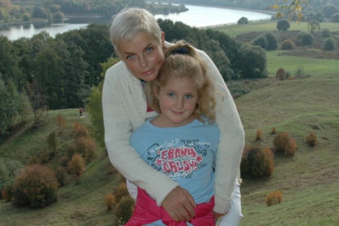 Анастасия Калманович с дочерью
