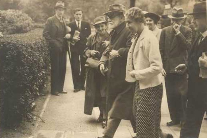 Прибытие Зигмунда Фрейда в Лондон, 1938 год