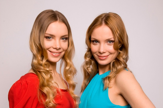 Ольга Арнтгольц с сестрой