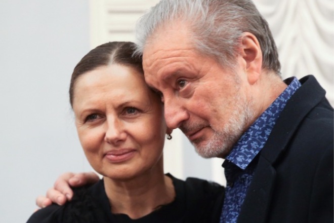 Вениамин Смехов с супругой Галиной Аксеновой