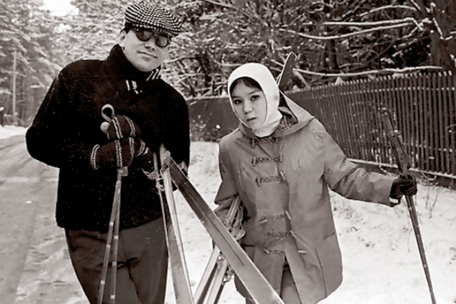 Андрей Кончаловский и Наталья Аринбасарова