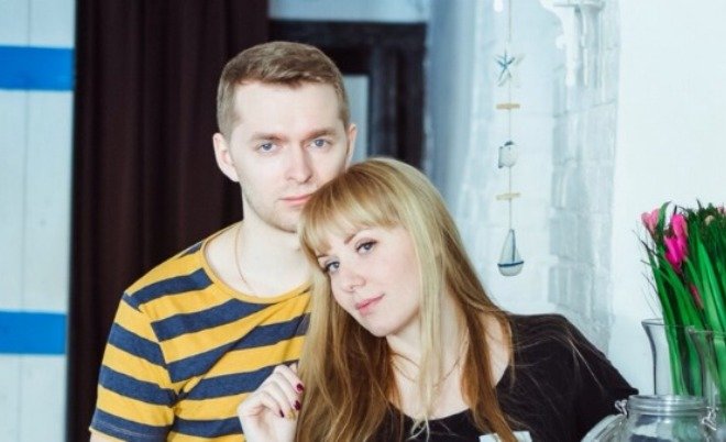 Мария Шекунова с мужем