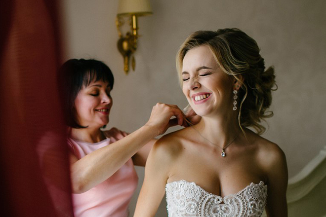 Елена Касьянова на свадьбе дочери