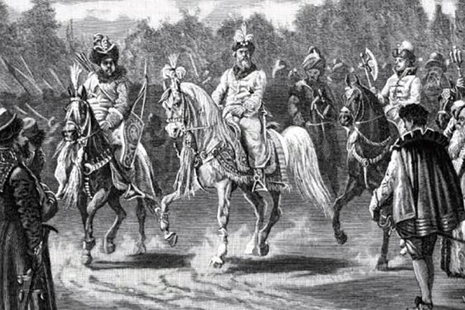 Василий III с послами императора Карла V