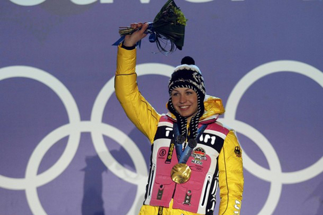 Магдалена Нойнер на Олимпиаде в Ванкувере
