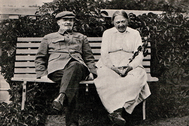 Надежда Крупская и Владимир Ленин