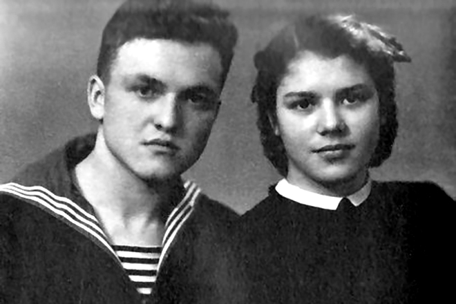 Лариса Латынина с первым мужем Иваном