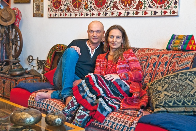 Андрей Смоляков с женой Дарьей