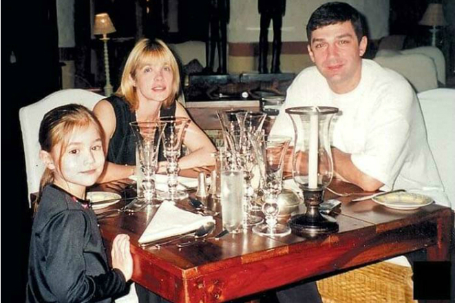 Анастасия Шубская с родителями