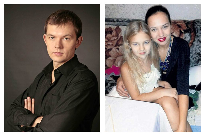 Алексей Фатеев с женой и дочерью