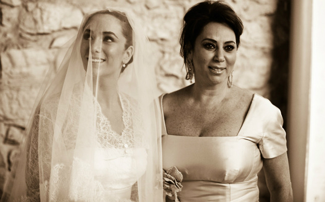Алла Вербер на свадьбе дочери в Израиле