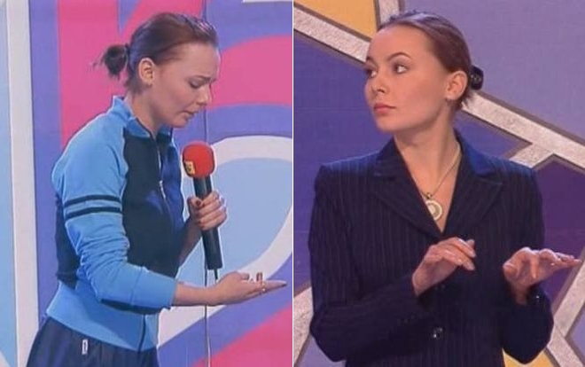 Татьяна Морозова на сцене КВН