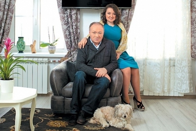 Юрий Кузнецов с дочерью