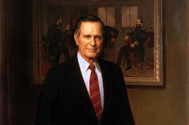 Портрет Джорджа Буша-старшего