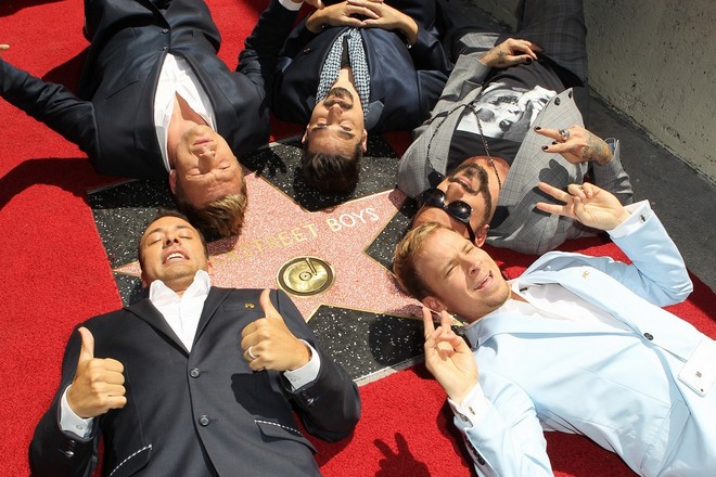 Звезда группы «Backstreet Boys» на аллее славы