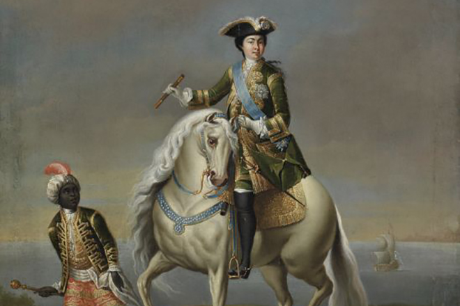 Екатерина I на коне