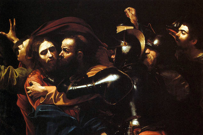 Картина Караваджо «Поцелуй Иуды»