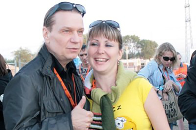 Валерий Кипелов с женой