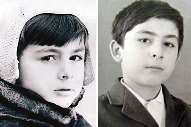 Михаил Саакашвили в детстве