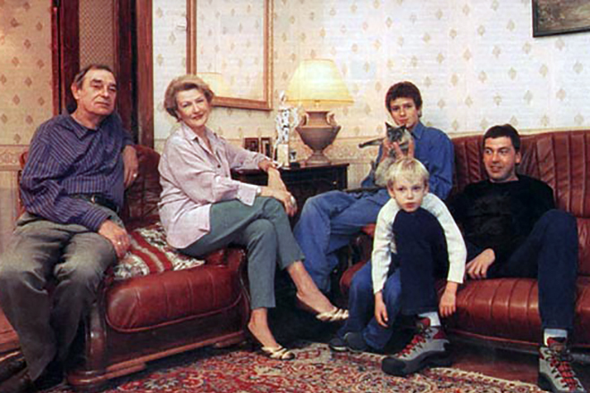 Светлана Дружинина с семьей