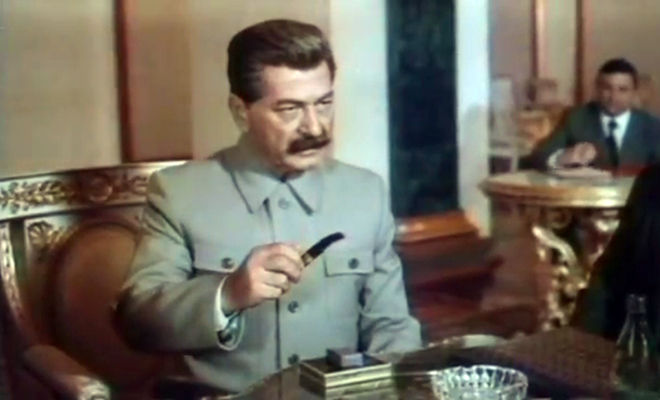 Арчил Гомиашвили в роли Иосифа Сталина