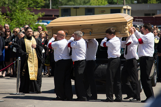Похороны Жанны Фриске