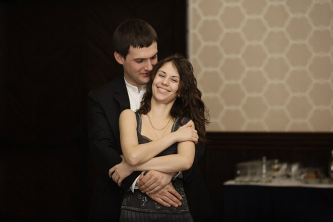 Андрей Аверин с женой