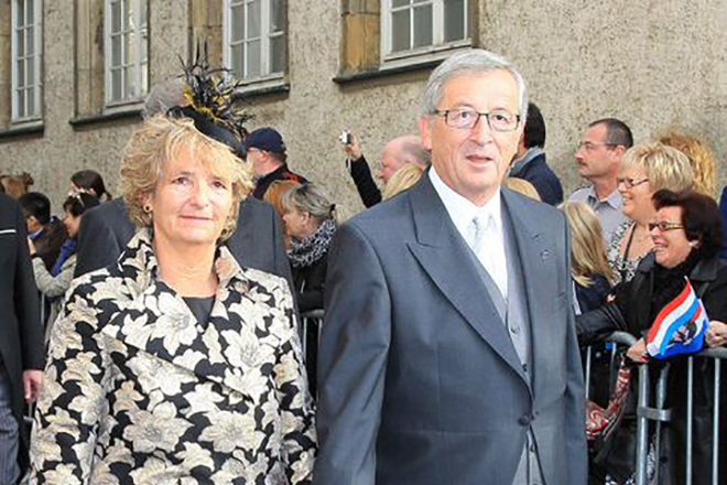 Жан-Клод Юнкер с женой
