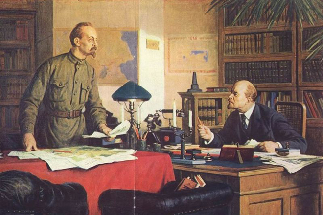 Феликс Дзержинский и Владимир Ленин