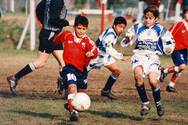 Серхио Агуэро в детстве