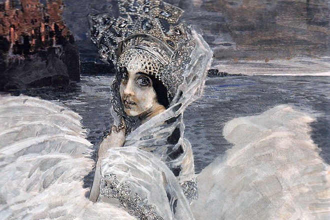 Картина Михаила Врубеля «Царевна-Лебедь»