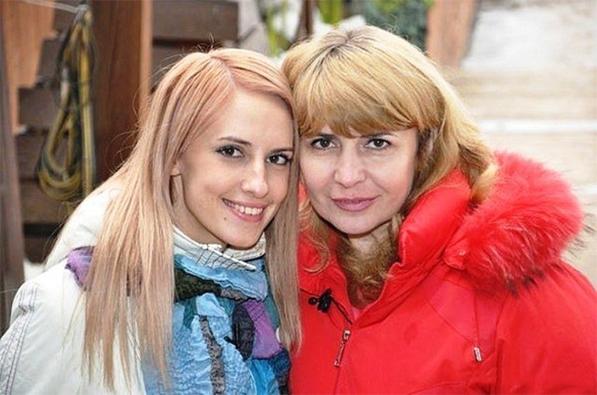 Ольга Гажиенко с мамой Ириной Агибаловой