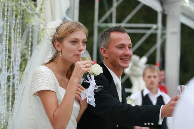 Свадьба Степана Михалкова со второй женой Елизаветой Ильиной