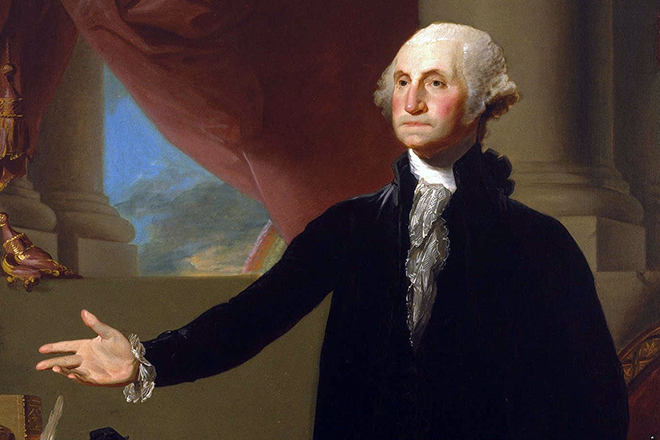 Первый президент США Джордж Вашингтон