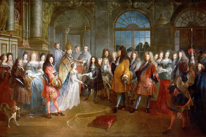 Людовик XIV и его придворные