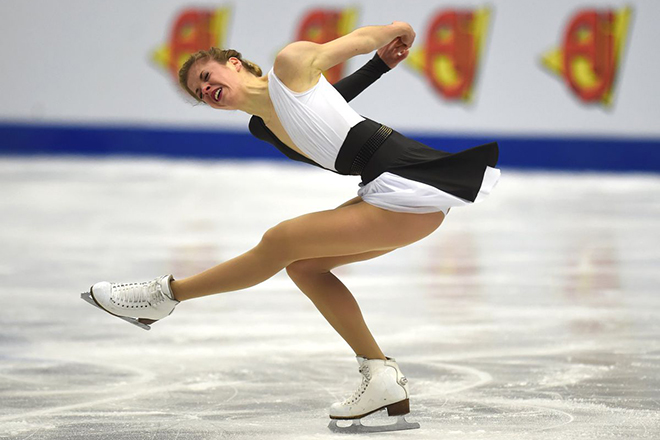 Каролина Костнер на льду