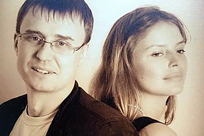 Анна Табанина с мужем