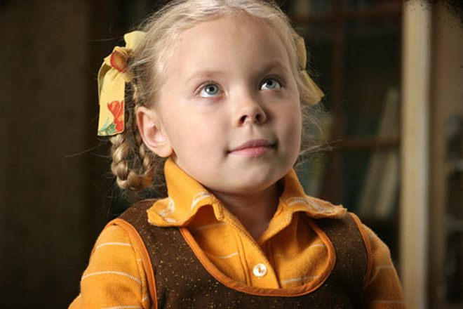 Анастасия Добрынина в детстве