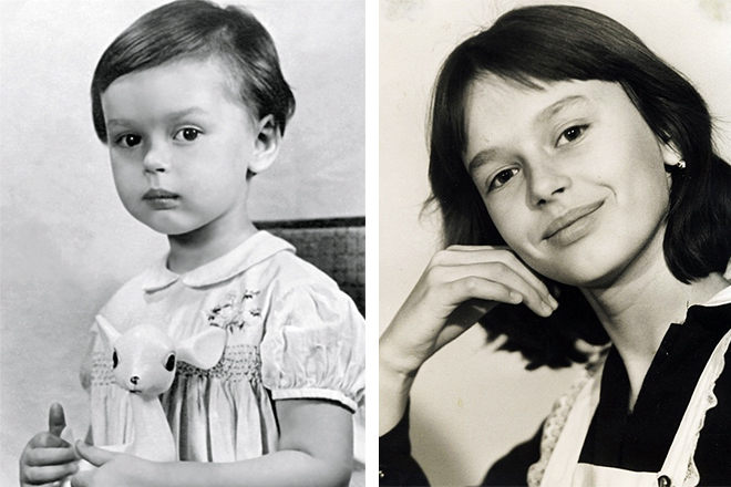 Ирина Безрукова в детстве и юности