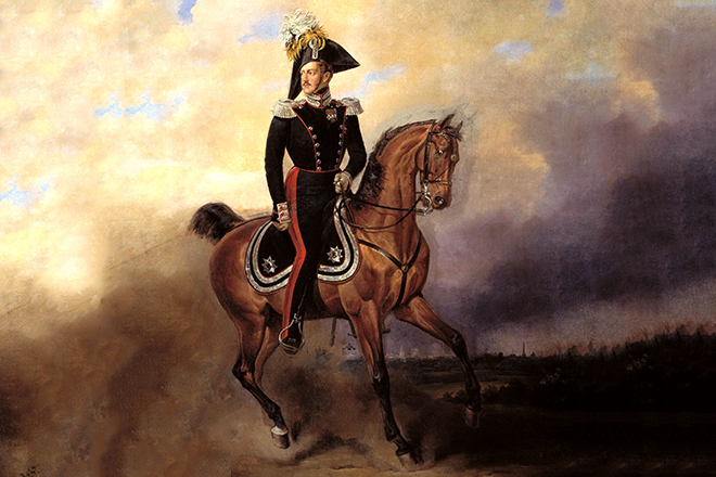 Николай I на коне