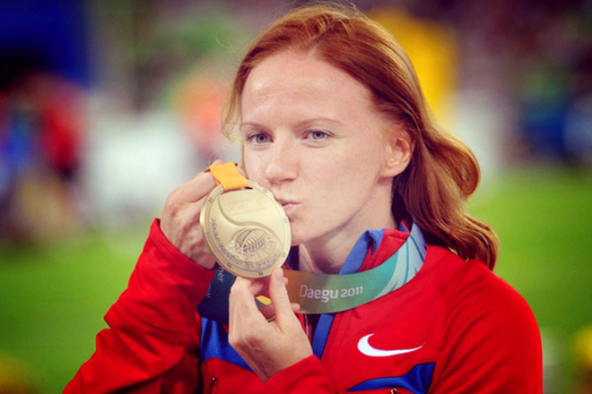 Светлана Феофанова с золотой медалью