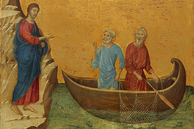 Иисус призывает Петра и Андрея
