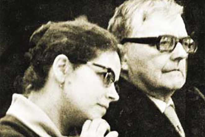 Дмитрий Шостакович с женой