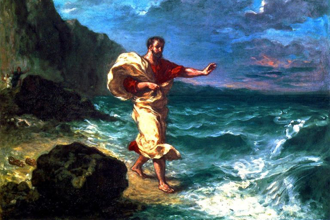 Демосфен у моря